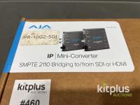 AJA IPR-10G2-SDI IP Mini-Converter, SMPTE ST 2110 to Dual 3G-SDI Outputs - 2