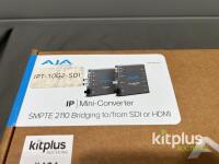 AJA IPT-10G2-SDI IP Mini-Converter, 3G-SDI to SMPTE ST 2110, Dual 10 GigE SFP+ Ports - 2