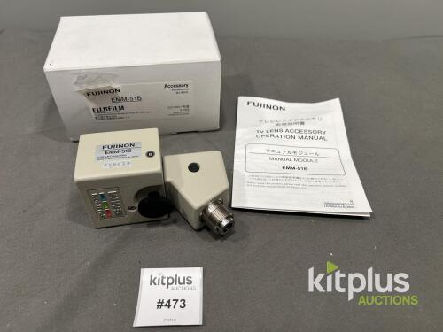 Fujinon EMM-51B TV Lens Manual Module, Broadcast Lens Accessory, SN F10024 Complete Box/Manual