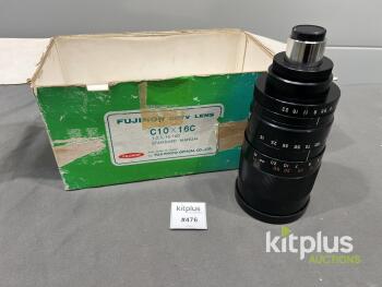 Fujinon C10x16C CCTV Lens 16-160mm f/2.5 C-Mount Manual Zoom, SN 128862, Made in Japan