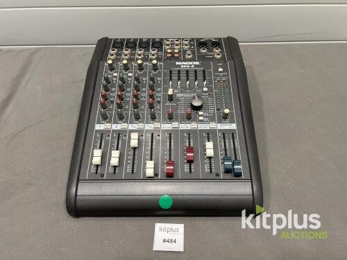 Mackie DFX-6 6-Channel Live Sound Mixer, Digital FX, 4 Mic Inputs, 7-Band EQ, MC12287