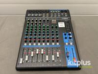 Yamaha MG12 12-Channel Analog Mixer with XLR/Line Inputs, 3-Band EQ, Phantom Power, Serial ECUJ81278
