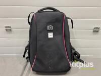 Camera Backpack Black/Pink, Padded Dividers, Fits DSLR/Mirrorless