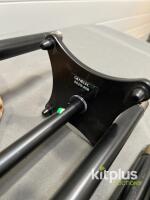 Genelec Speaker Stand Set for 8030/8020 Monitors, 3 Bases, 4 Mounting Plates, Black - 3