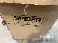 Spider Cases SP-7-TECH Technical Flight Case, Black, 23"x19.7"x12.2", Aluminium Trim, New in Box - 2