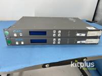 AJA FS1 Frame Synchronizer SD/HD/Analog Video Audio Converter 1RU Rackmount Dual Units - 2