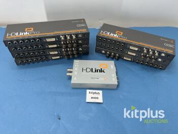 Blackmagic Design HDLink Pro DVI/SDI Converters (x7) & HDLink SDI to DVI Unit, Broadcast Video
