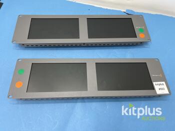 Blackmagic Design SmartView Duo Dual 8" Rackmount Monitors, 3G-SDI Inputs, 3 RU
