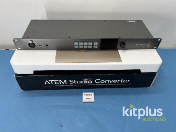 Blackmagic Design ATEM Studio Converter, 4 Channel, Optical Fiber SDI, 1U Rackmount, Talkback, Tally
