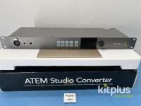 Blackmagic Design ATEM Studio Converter, 4 Channel, Optical Fiber SDI, 1U Rackmount, Talkback, Tally - 2