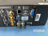 Wohler AMP1-16V 16-Channel 3G/HD/SD-SDI Audio Monitor, Dual LCD, AES, Ethernet, SN 140122 - 3