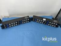 Transcension PowerCON Rackmount Splitter 2-Channel 20A 100-240V~ 1U Power Distribution Unit