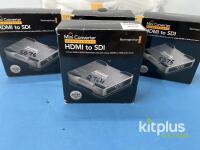 Blackmagic Design Heavy Duty HDMI to SDI Mini Converter, Metal Case, Multiple Resolutions, 3 Units - 2