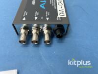 AJA HD10CEA Dual Rate HD/SD-SDI to Analog Converter, SDI Loop, DB25 Audio Out - 2