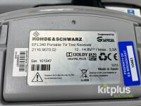 Rohde & Schwarz EFL340 Portable TV Test Receiver, 5.7" TFT Display, DVB-T2/DVB-T/DVB-H/DVB-C/DVB-S/DVB-S2 Support - 2