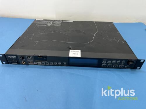 Denon DN-500R SD/USB Audio Recorder, Dual Recording, Rackmount, OLED Display