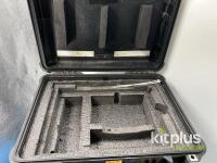 Black Hard-Shell Protective Case w/ Custom Foam, Double Latches, Pressure Valve, Stackable, 18.5" - 2
