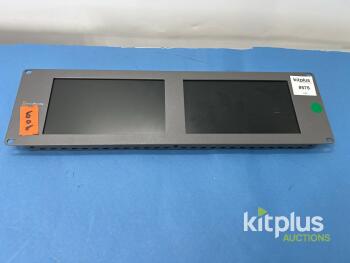 Blackmagic Design SmartView Duo Dual 8" Rackmount SDI/HD-SDI Monitor, Serial 1027997