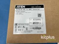 ATEN VC480 3G/HD/SD-SDI to HDMI Converter, BNC-to-HDMI, 1080p, Power Adapter, SN: A1JA-257-0005 - 2