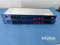 CTP Systems CT400 Camera Talkback Switcher, 4 Channels, 1U Rackmount, Serial Numbers 21440 & 21441