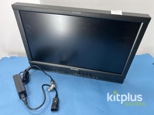 ProHD DT-N21F 21.5" Broadcast Studio LCD Monitor 1920x1080 SDI HDMI VESA Mount, Power Supply