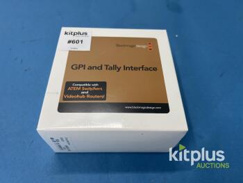 Blackmagic Design GPI and Tally Interface SWTALGPI8, 8 Inputs/Outputs, Ethernet Connectivity