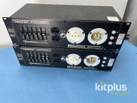 Motion Laboratories 1005-3Kx-4177-0001 Rackmount Modular PDU, 30A, 6 Circuits, XLR & NEMA Outputs