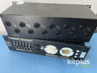 Motion Laboratories 1005-3Kx-4177-0001 Rackmount Modular PDU, 30A, 6 Circuits, XLR & NEMA Outputs - 4