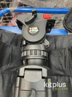 Camgear MARK 6 CF MS Professional Video Tripod System, Carbon Fiber, 75mm Bowl, 26.5 lb Load - 2