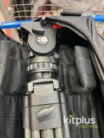 Camgear MARK 6 CF MS Carbon Fiber Tripod System, 75mm Bowl, Fluid Head, Bag, Spreader, Pan Bar - 2