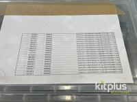 Pro Bel WR862 Rear BNC Breakout Panel for Sirius Router, 8x BNC, RUB025 Storage - 18