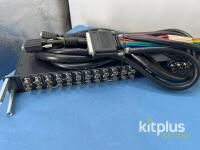 Matrox XMI02P/BOB 16-Channel AES/EBU Broadcast Breakout Box 1U w/ D-Sub Cable, 2014, Canada - 3