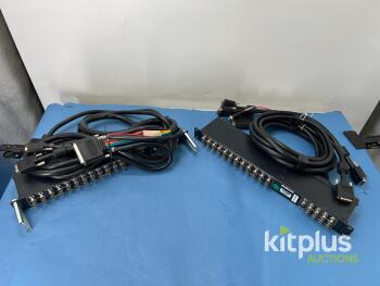 Matrox XMI02P/BOB Breakout Box, SD/HD SDI Video, AES/EBU Audio, 1U Rackmount
