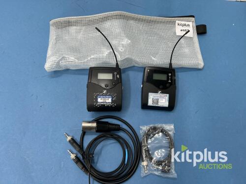 Sennheiser SK 500 G4 Bodypack Wireless Transmitter System, 606&ndash;678 MHz, Includes Accessories