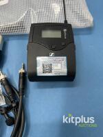Sennheiser SK 500 G4 Wireless Bodypack Transmitter Pair, 606&ndash;678 MHz, Lavalier Mic, Mesh Pouch - 4