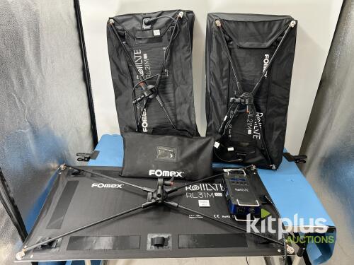 Fomex RollLite RL31M 150W & RL21M 75W Flexible LED Light Panel Kit w/ Controller & Accessories