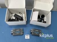 AJA HI5 HD/SDI to HDMI Mini-Converters, Model HI5, With Power Adapters, Serial K0273090