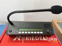 Riedel DCP-5108 Digital Control Panel Intercom, 8 Keys, Gooseneck Mic, LCD, Serial 1251004140035 - 2