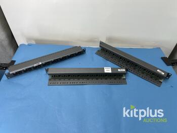 8-Channel Audio Patch Panel with XLR and RJ45 Connectors, Supports Analog and Digital Signals