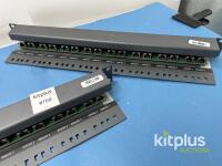 8-Channel Audio Patch Panel with XLR and RJ45 Connectors, Supports Analog and Digital Signals - 2