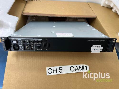 Sony HSCU-300 HD Camera Control Unit, Supports HSC-300 & HXC-100 Cameras, 1.5 RU Rack Mountable