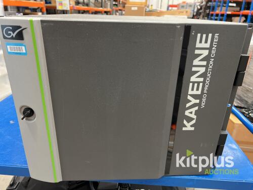 Grass Valley Kayenne Video Production Center 8RU Frame, 96 Inputs, 48 Outputs, 1080p/4K Support