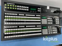 Ross Carbonite Black 2S Broadcast Video Switcher, 2 M/E, Control Panel, Frame & Power Supplies - 2