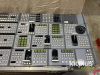 Sony MVS-8000 series switcher CCP-8000 Broadcast Switcher Control Panel System w/ MKS-8011A & MKS-8010A... Spares - 3