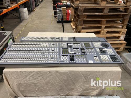 Sony CCP-8000 Broadcast Video Switcher Control Panel System w/ MKS-8011A Menu Panel & Rack Units