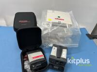 Riedel Acrobat WB-2 Wireless Beltpacks (2x) & Cell Antenna, DECT Intercom System, S/Ns 40928/0072