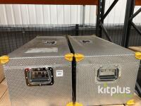 Case Design Heavy-Duty Aluminum Flight Case, 32"x16"x16", Reinforced Corners, Asset #804 - 2