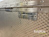 Case Design Heavy-Duty Aluminum Flight Case, 32"x16"x16", Reinforced Corners, Asset #804 - 4