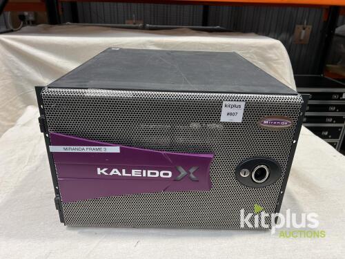 Miranda Kaleido-X KXA-FR7 5RU Multiviewer Frame, 7 Slots, Dual PSU, 2013, Canada