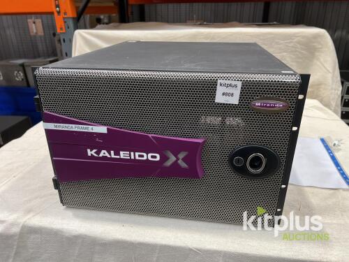 Miranda Kaleido-X Modular Multiviewer Chassis, KXA-FR7, 4RU, 3x KXI-16HSV3, Dual PSU, 2013